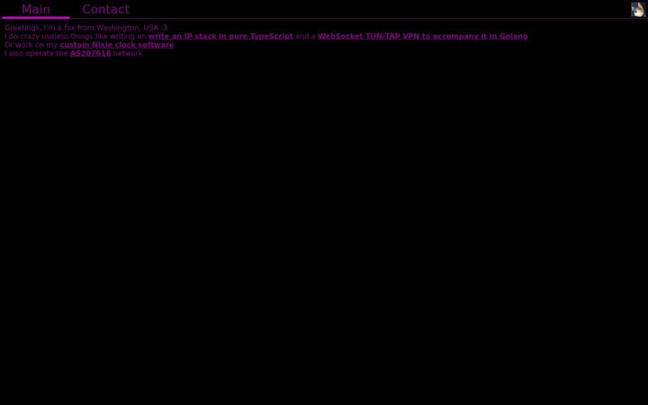 Screenshot of doridian.net