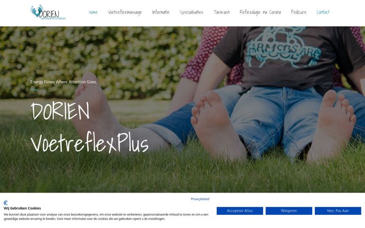 Skjámynd af dorienvoetreflexplus.nl