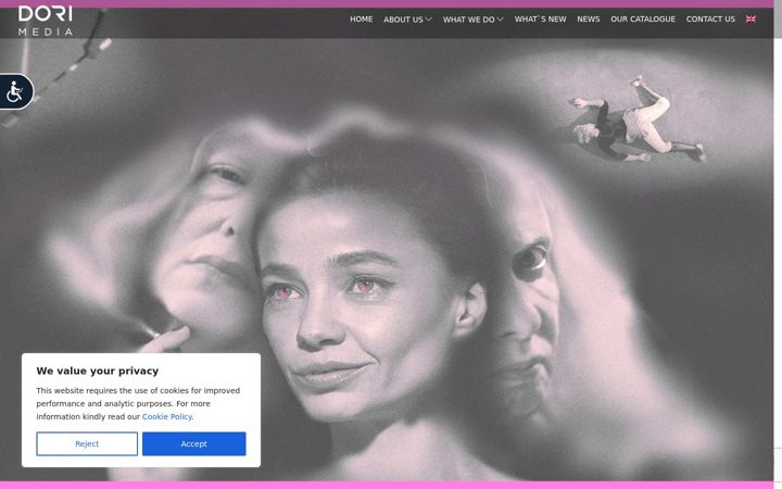 Screenshot of dorimedia.com
