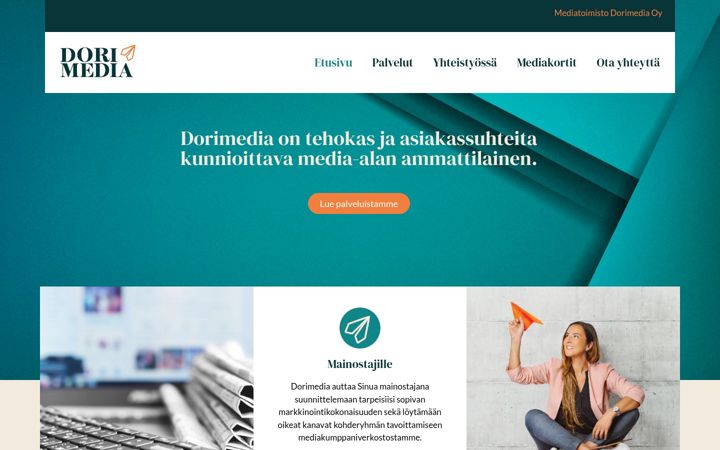 Screenshot di dorimedia.fi