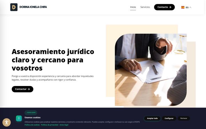 Screenshot of dorinabogacia.com