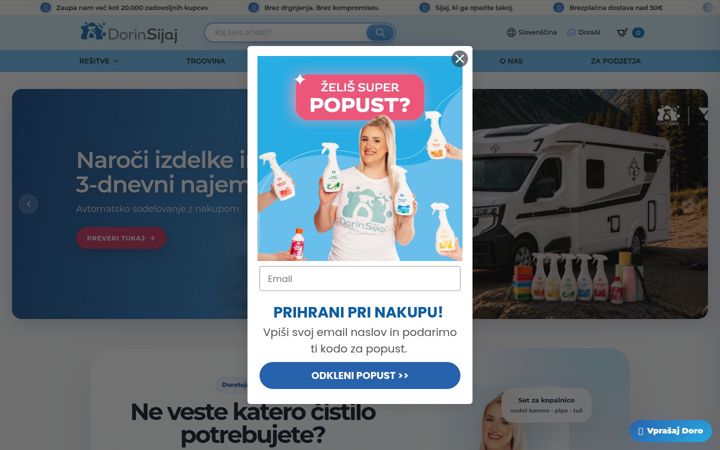 Ekrano kopija dorinsijaj.si