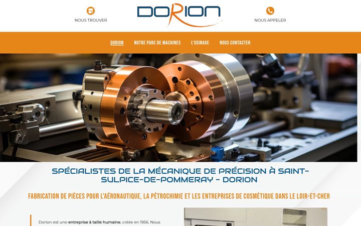Screenshot of dorion.fr