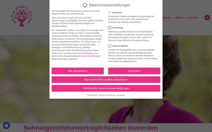 Screenshot di doris-breulmann.de