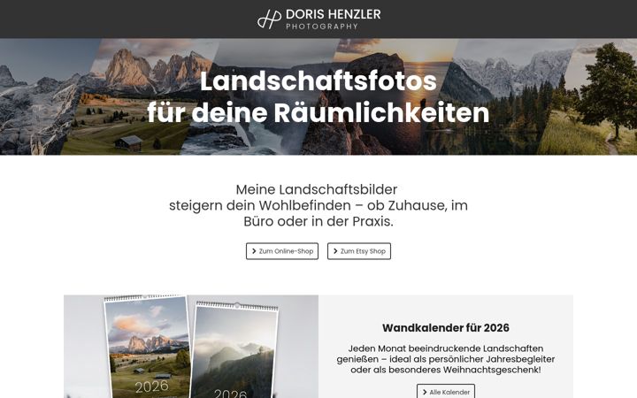 Screenshot of doris-henzler.de