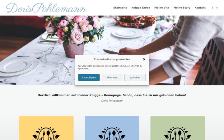 Screenshot of doris-pohlemann.de