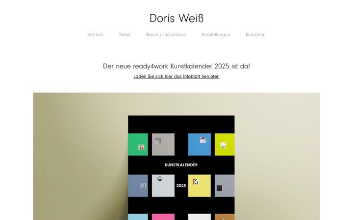 Screenshot of doris-weiss.de
