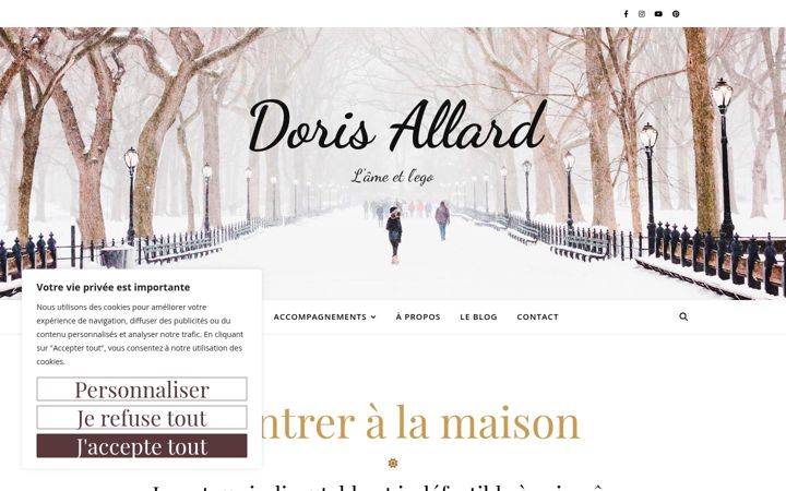 Screenshot of dorisallard.com
