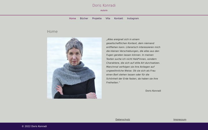 Screenshot of doriskonradi.de