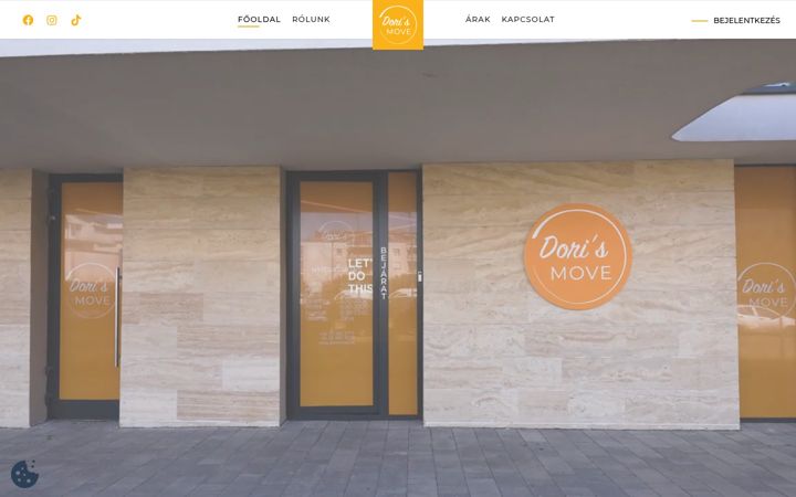 Screenshot of dorismove.hu