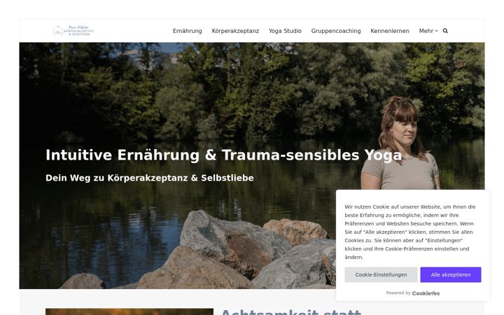 Screenshot of dorismuellner.com