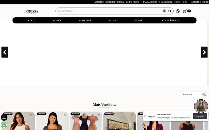 Snimka zaslona za dorissa.com.br