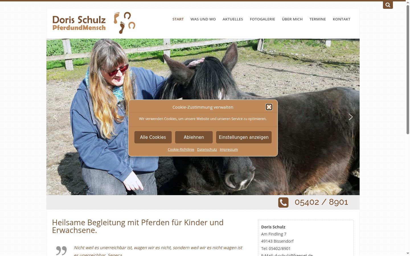 Screenshot tal-banner tal-kunsens muri qabel kwalunkwe interazzjoni