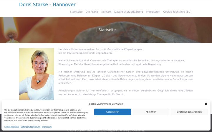 Skærmbillede af dorisstarke-hannover.de