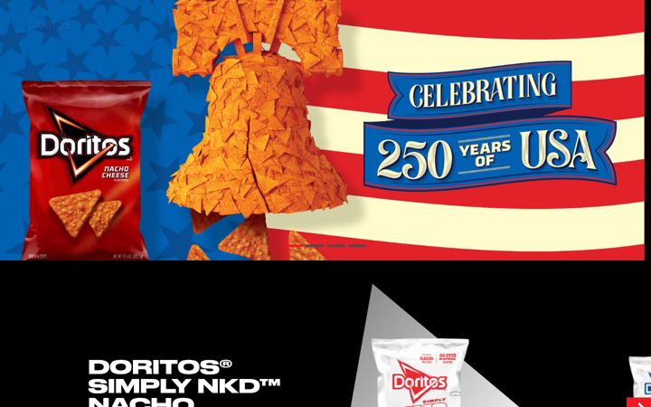 Screenshot of doritos.com