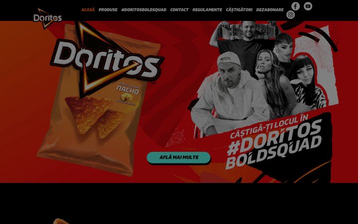 Screenshot ta' doritos.ro
