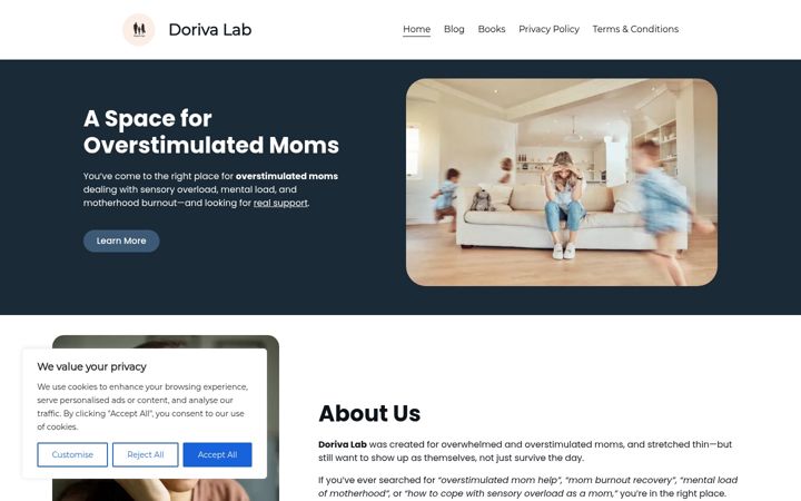 Screenshot of doriva-lab.com