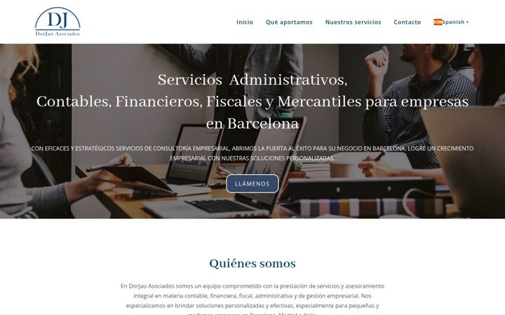 Screenshot of dorjau.es
