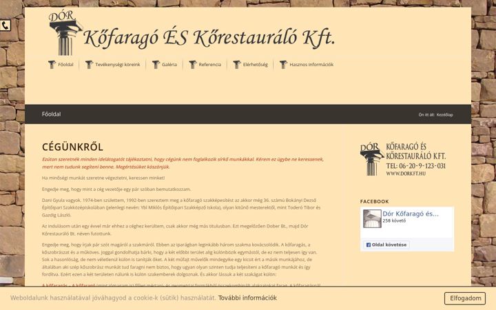 Screenshot of dorkft.hu