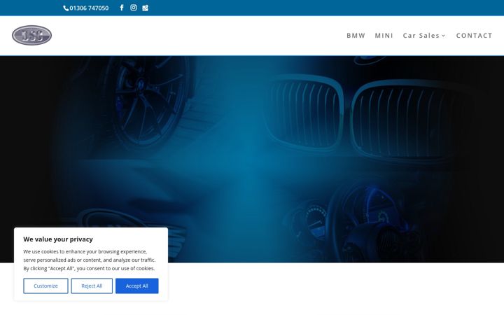 Screenshot of dorkingbmw.co.uk