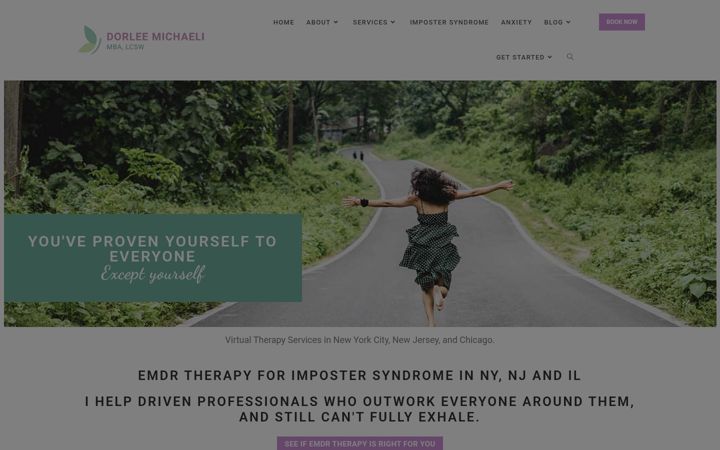 Screenshot of dorleemichaeli.com