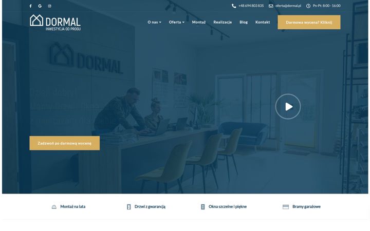 Snímek obrazovky dormal.pl