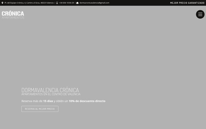 Screenshot of dormavalenciacronica.com