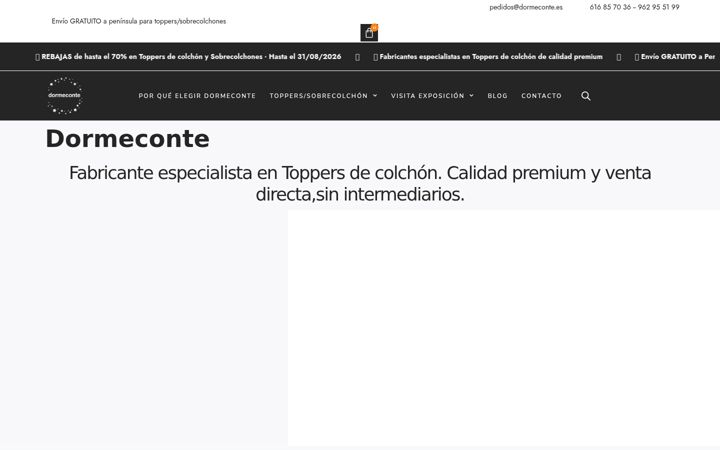 Screenshot of dormeconte.com