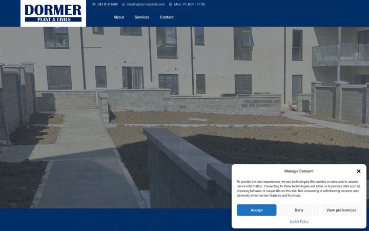 Screenshot of dormercivils.com