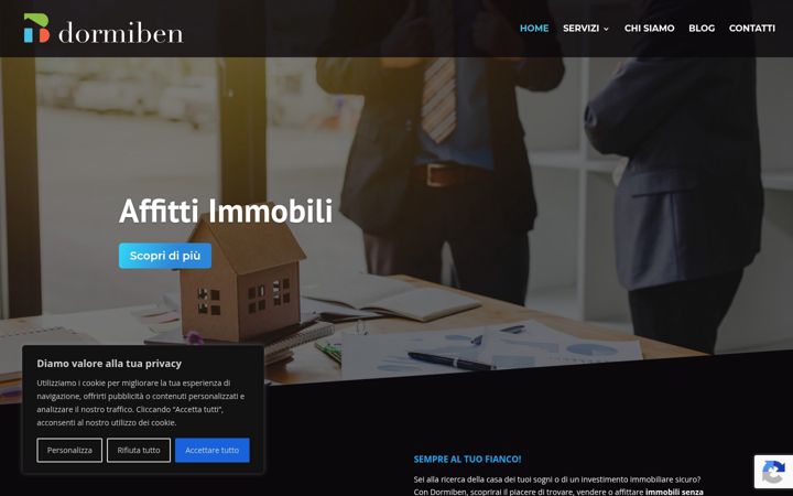 Screenshot of dormiben.com