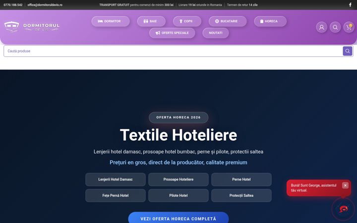 Screenshot of dormitoruldevis.ro