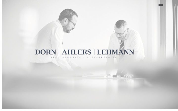 Screenshot of dorn-ahlers-lehmann.de