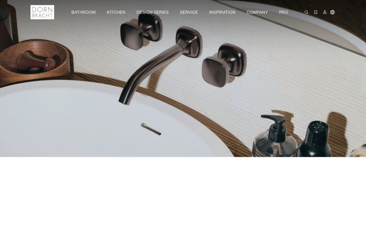 Screenshot of dornbracht.com