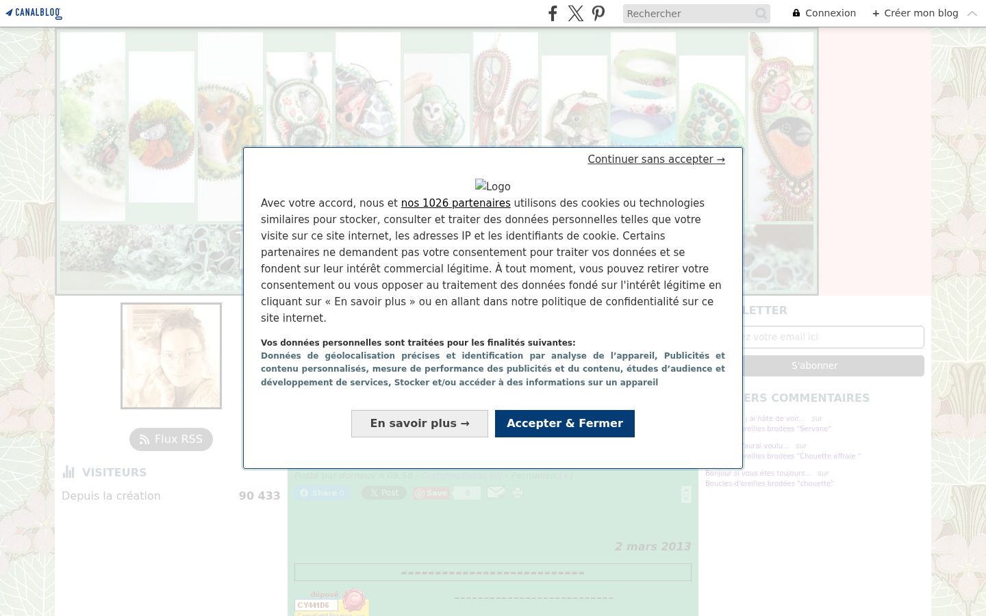 Screenshot tal-banner tal-kunsens muri qabel kwalunkwe interazzjoni