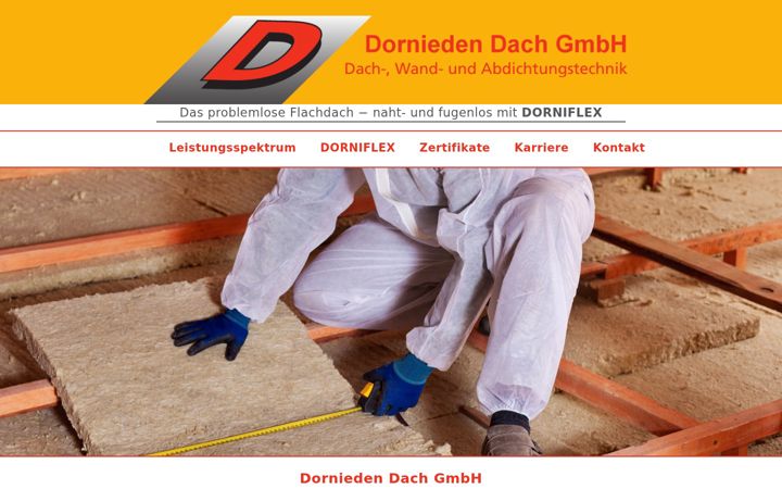 Screenshot of dornieden-dach.de