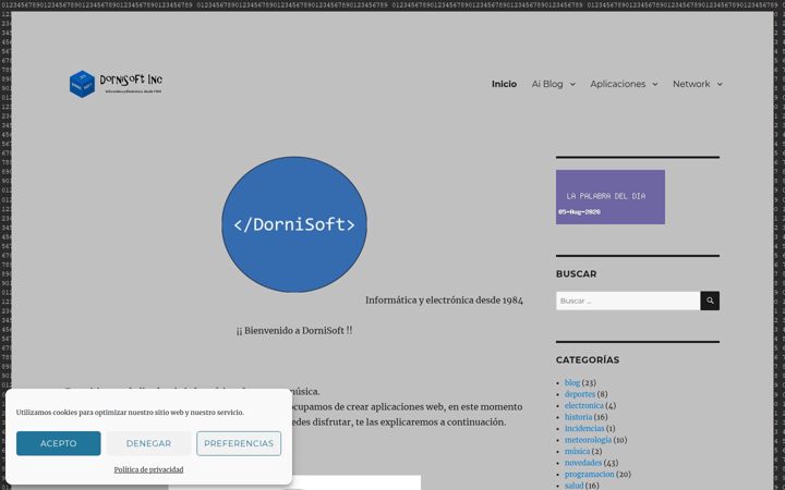 Screenshot of dornisoft.es