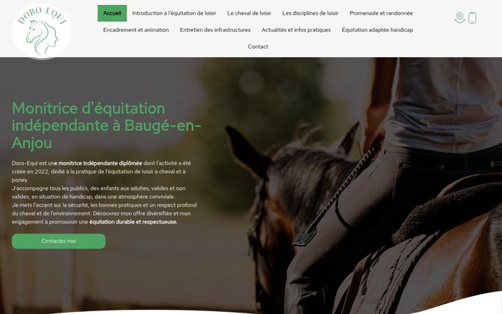 Screenshot of doro-equi.fr