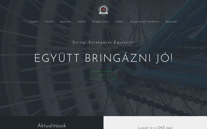 Screenshot of dorogibringa.hu