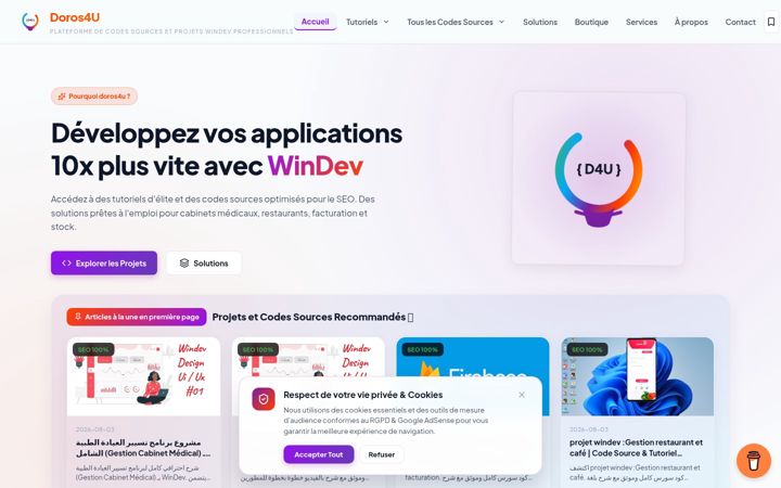 Screenshot of doros4u.com