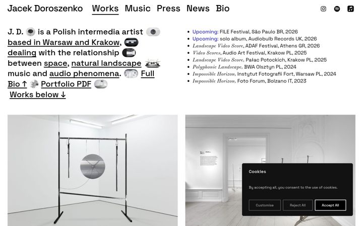 Screenshot of doroszenko.com