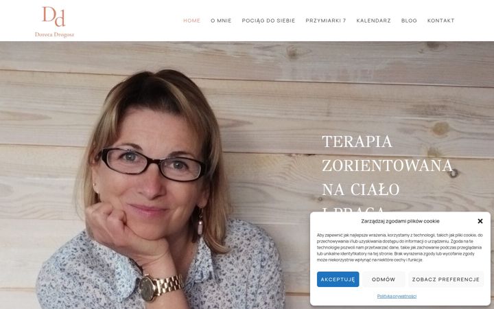 Posnetek zaslona dorotadrogosz.pl