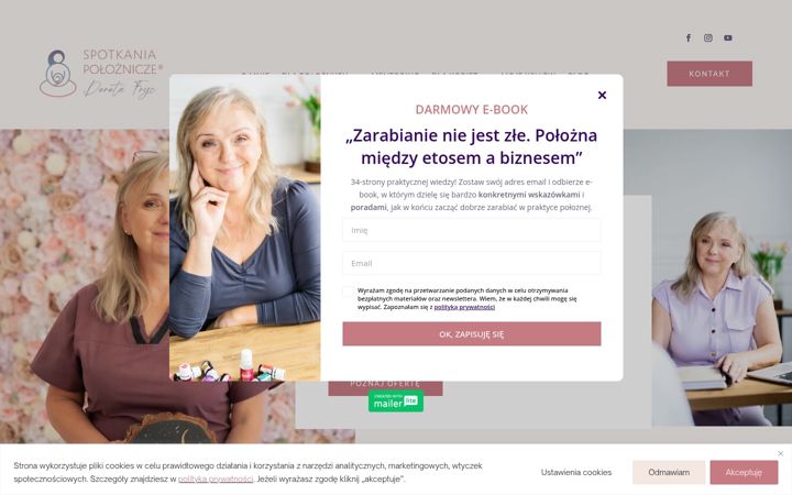 Snímek obrazovky dorotafryc.pl