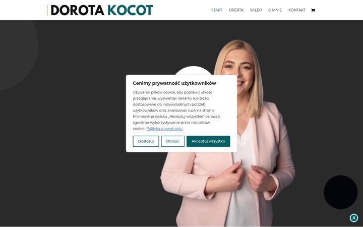 Posnetek zaslona dorotakocot.pl