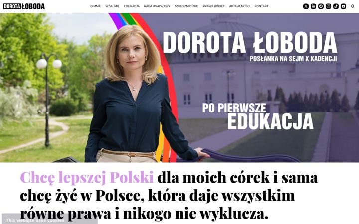 Capture d'écran de dorotaloboda.pl