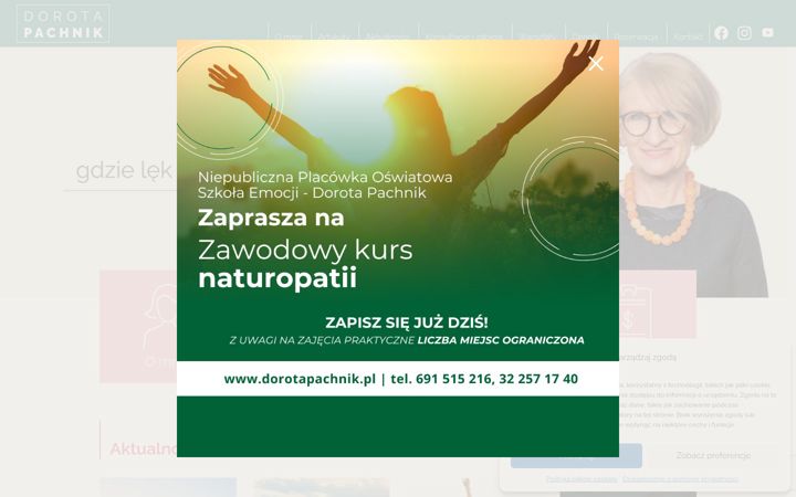 Posnetek zaslona dorotapachnik.pl