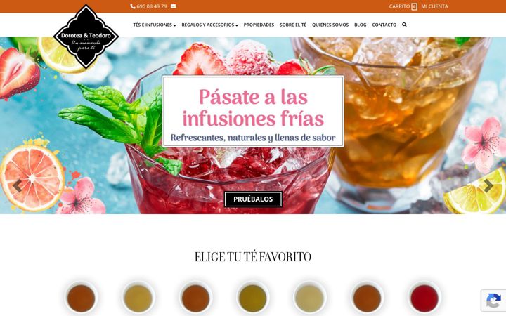 Screenshot of doroteayteodoro.com