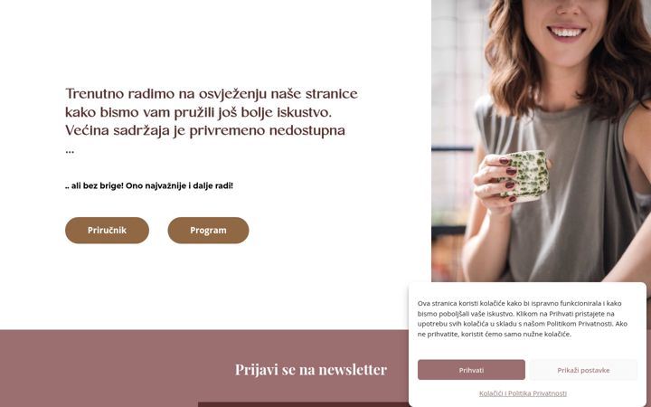 Screenshot of dorotejablagus.hr