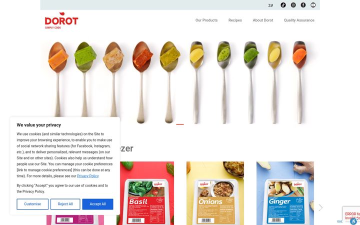 Screenshot of dorotgarlicandherbs.com