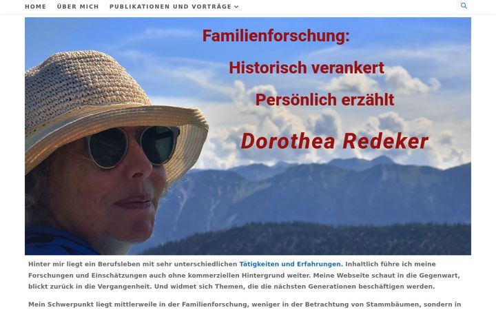 Screenshot of dorothea-redeker.de