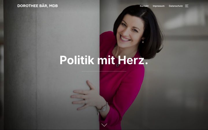 Ekrano kopija dorothee-baer.de